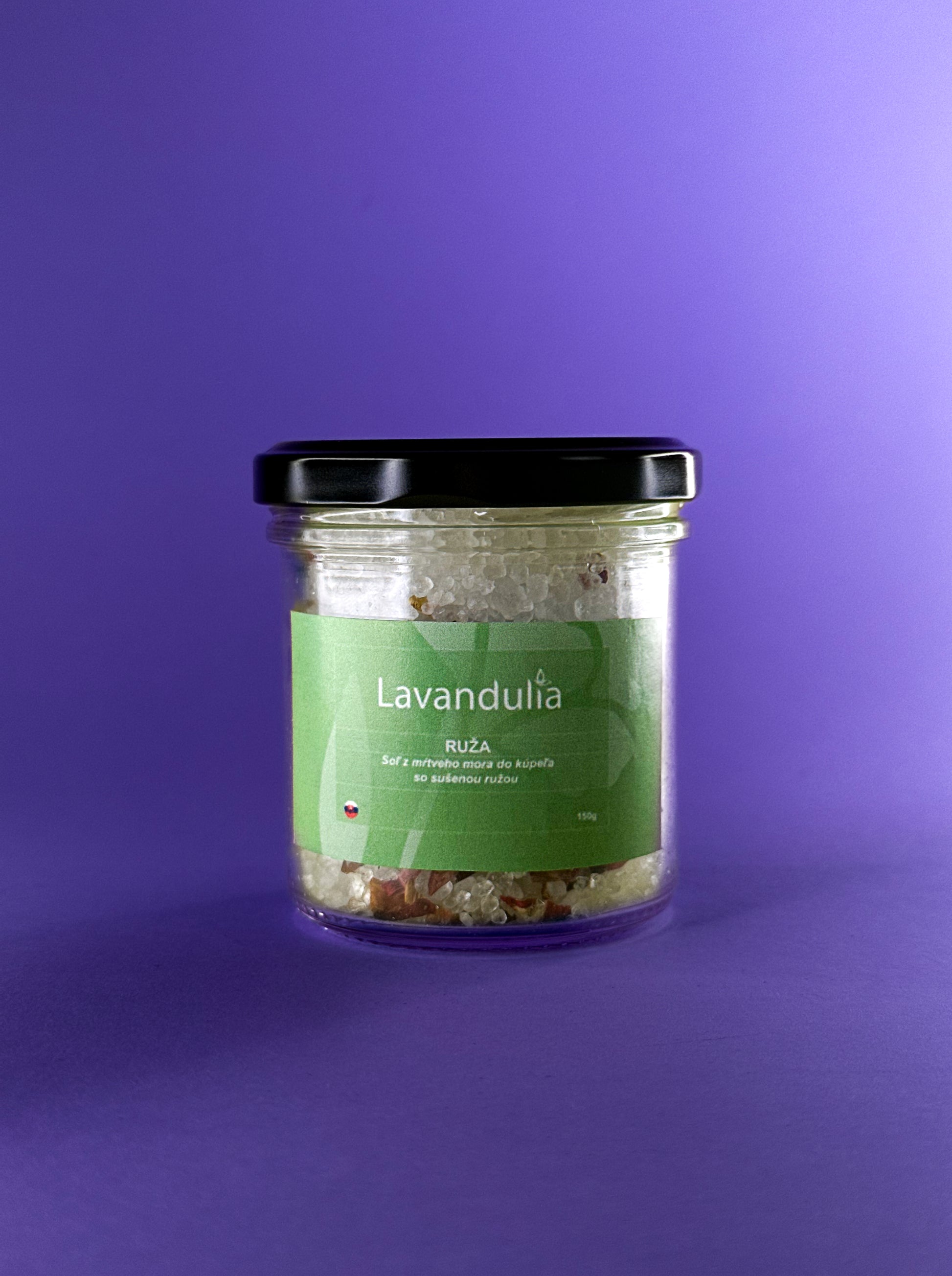 Rose – natürliches Badesalz aus dem Toten Meer mit Rosenblüten